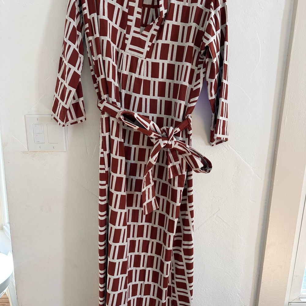 Ace & Jig Jan Dress in Hop pattern size Medium